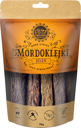 HAPPY SNACKY TRZYPSY Mordoklejki Jeleń 70g