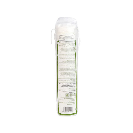 Simply Gentle, Waciki kosmetyczne w płatkach, 100% bawełna organiczna, 100 szt.