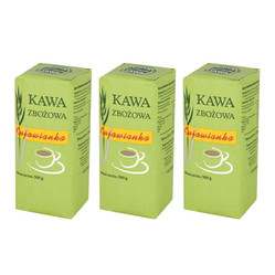 Zestaw: 3x Delecta Kujawianka Kawa zbożowa 500 g