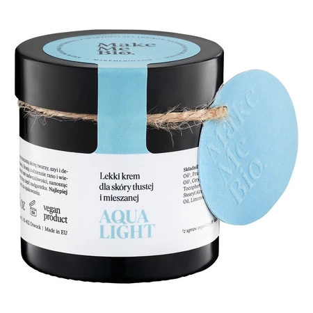 Make me bio - Aqua Light. Lekki krem dla skóry tłustej i mieszanej - 60 ml