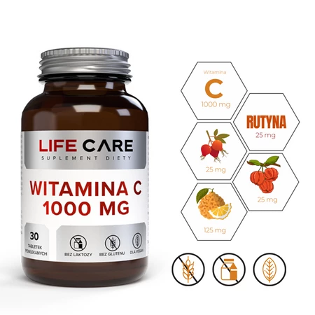 Life Care Witamina C 1000 mg − 30 tabl.