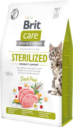 BRIT CARE Cat GF STERILIZED Immunity Wieprzowina 2kg