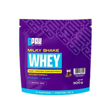 6PAK MILKY SHAKE WHEY   300g CHOCOLATE
