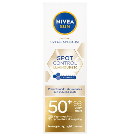 Sun Spot Control Luminous 630® odświeżający fluid przeciwsłoneczny do twarzy SPF50+ 40ml