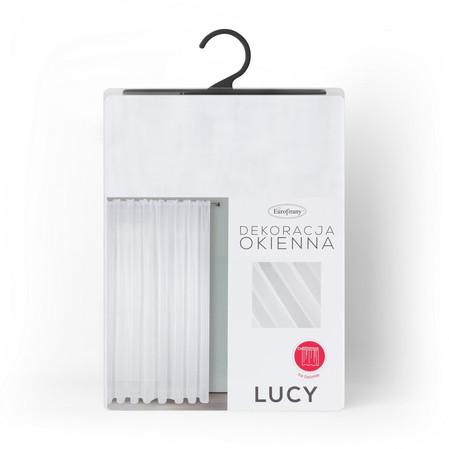 FIRANA GOTOWA LUCY NA TAŚMIE 350 X 250 CM BIAŁY