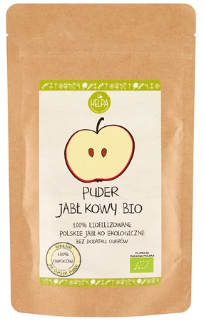 Helpa − Puder jabłkowy, liofilizowane sproszkowane jabłko BIO − 40 g
