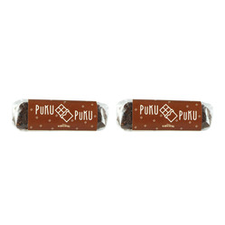 Zestaw: 2x Baton Warszawski − PuKU PuKU, baton brownie − 40 g
