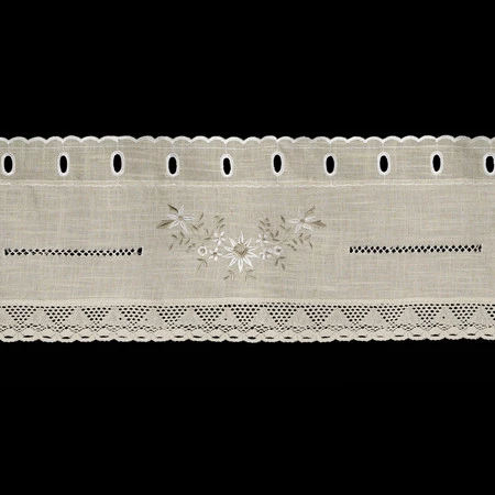 FIRANA GOTOWA VERONICA NA TAŚMIE 150 X 30 CM BEŻOWY