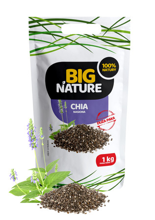 Chia Szałwia Hiszpańska 1kg Duża Paka