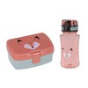 Lassig Zestaw śniadaniowy na lunch Lunchbox + Tritanowa butelka - bidon 460 ml About Friends Lis