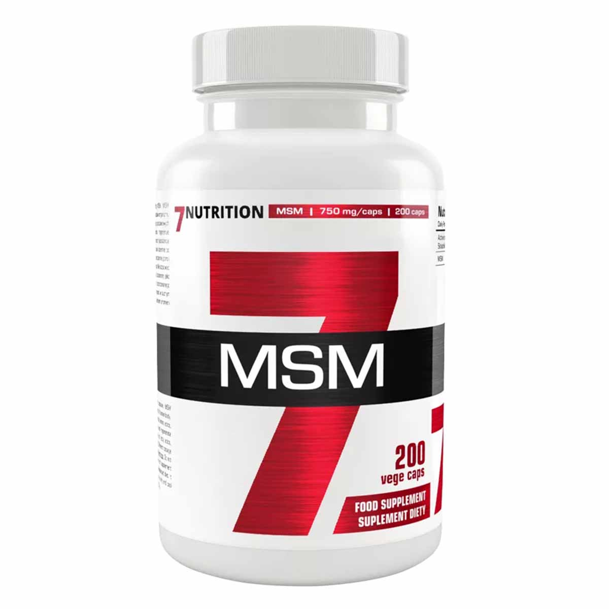 7NUTRITION MSM 750MG 200K