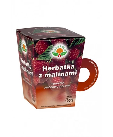 NATURA-WITA Herbatka z Malinami 100g (pudełko)