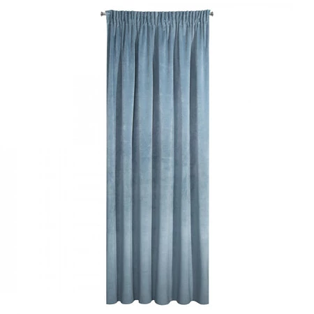 ZASŁONA GOTOWA VILLA NA TAŚMIE 140 X 270 CM NIEBIESKI