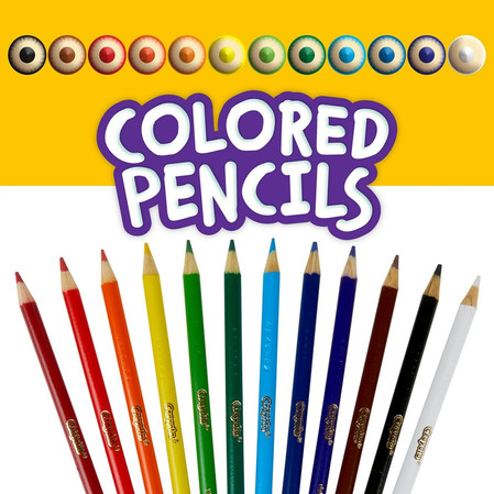 Kredki ołówkowe 12 kolorów 3612 Crayola