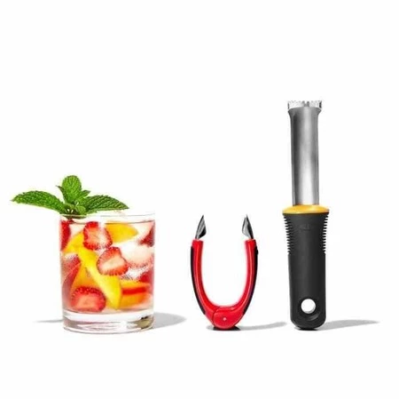 OXO-Szypułkownik do truskawek stalowy, Good Grips