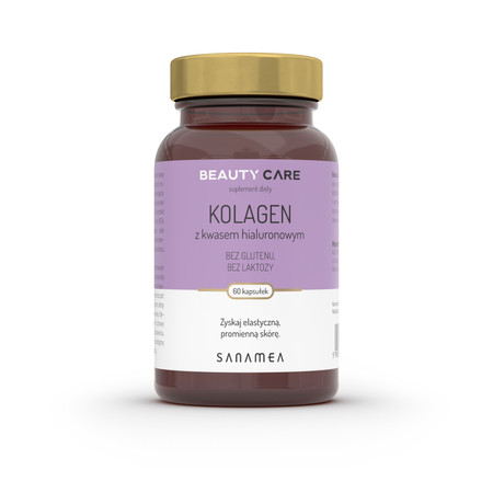 Sanamea Beauty Care Kolagen z kwasem hialuronowym 60 kaps.