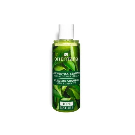 Orientana - Naturalny szampon do włosów. Neem i zielona herbata - 210 ml 