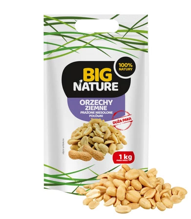 Big Nature Orzechy ziemne prażone niesolone 1 kg