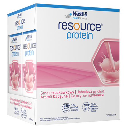 RESOURCE Protein smak truskawka 4 x 200ml