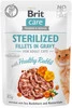 BRIT Care Cat GF STERILIZED Rabbit Królik Sos 85g