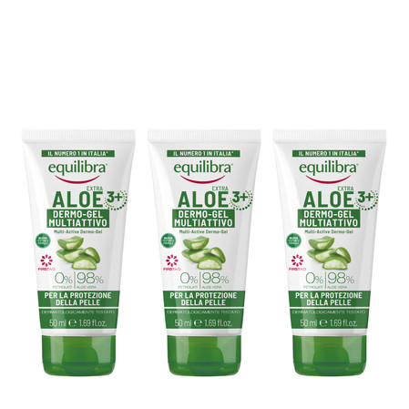 Zestaw: 3x Equilibra Multiaktywny dermo-żel aloesowy 3+ 50ml