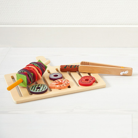 Janod Grill drewniany z akcesoriami 3+