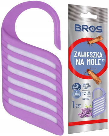 BROS Zawieszka na mole lawendowa 1 szt