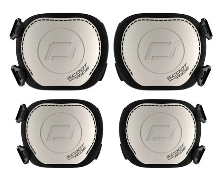 SCOOTANDRIDE Zestaw ochraniaczy dla dzieci XXS Ash