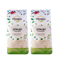 Zestaw: 2x PROBIO OTRĘBY GRYCZANE BEZGLUTENOWE BIO 500 g