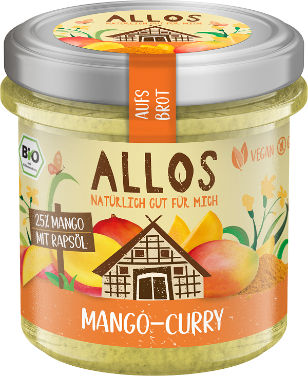 ALLOS PASTA KREMOWA Z MANGO I CURRY BEZGLUTENOWA BIO 140 g - Nabea.pl
