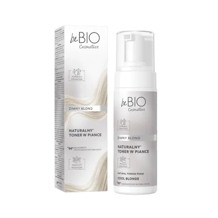 beBIO toner w piance Zimny blond 120ml