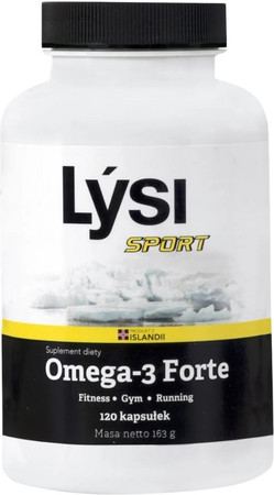 Lysi Sport Omega 3 Forte 1000 mg 120 kaps.