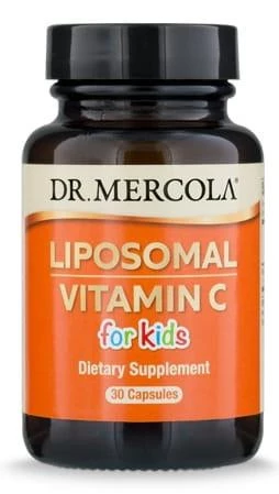 Dr. Mercola Witamina C 125mg suplement diety dla dzieci 30 kaps.