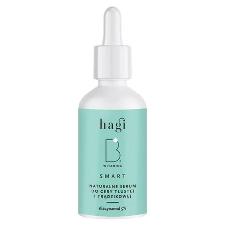 Hagi − Smart B, naturalne serum do cery tłustej i trądzikowej z niacynamidem i kwasem salicylowym − 30 ml