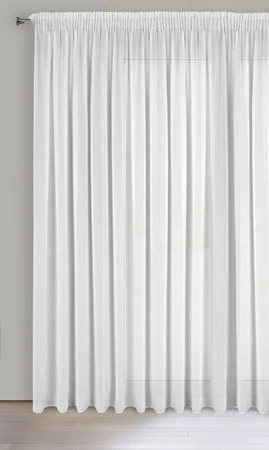 FIRANA GOTOWA DALIA NA TAŚMIE 350 X 270 CM BIAŁY