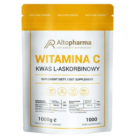 Witamina C Kwas L-Askorbionowy suplement diety w proszku 1000g