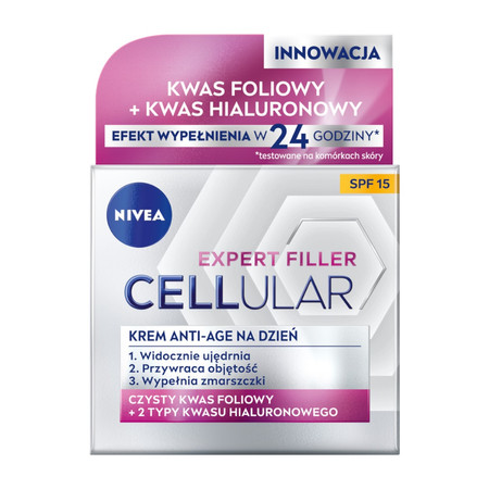 Przeciwzmarszczkowy krem na dzień Widoczne Ujędrnienie SPF15 Nivea