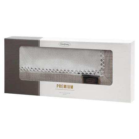 OBRUS EMMA 40 X 140 CM BIAŁY