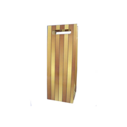 Torebka ozdobna papierowa TS-50 butelka 12,7x33x11,3 cm
