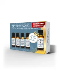 Optima Natura Zestaw Basic (eukaliptus;lawenda;sosna;pomarańcza,tee tree) 4 x 10 ml + 30 ml GRATIS