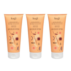 Zestaw: 3x Hagi - Balsam do ciała korzenna pomarańcza - regenerujący 200 ml