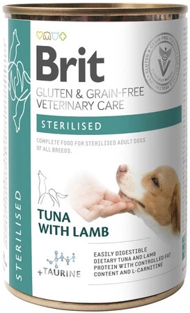 BRIT GF Veterinary Diet STERILISED Dog Puszka 400g