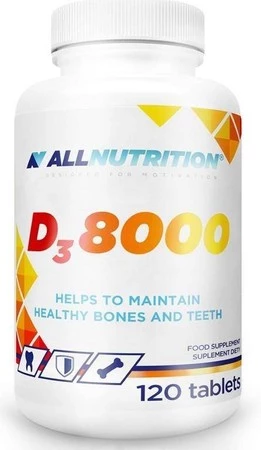 Allnutrition Witamina  D3 8000 120 tab odporność