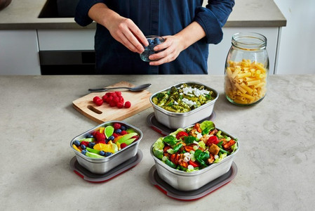 BB-Lunchbox stalowy 0,9l. Multifunction