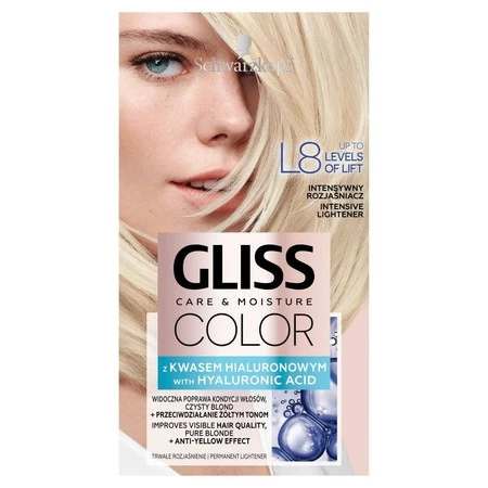 Schwarzkopf  Gliss Color Krem koloryzujący nr L8 Intensywny Rozjaśniacz 1op.