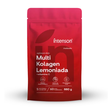 Intenson Multi Kolagen smak truskawka 660g