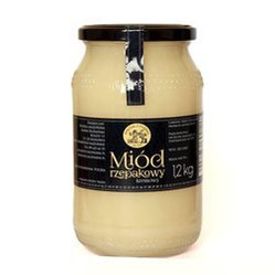 Miód kremowy rzepakowy 1,2kg SPECJAŁ Z PASIEKI