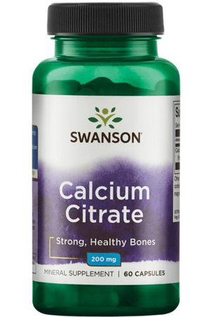 Calcium Citrate 200 mg (60 kaps.)