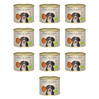 Zestaw 10x DOG'S LOVE BIO RIND - ekologiczna wołowina z ryżem, cukinią i jabłkiem (200g)