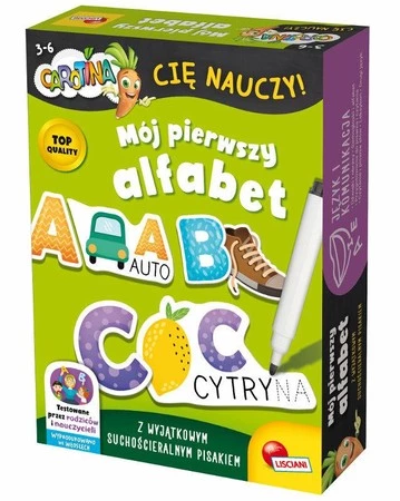 PROMO Carotina cię nauczy! Mój pierwszy alfabet gra 102341 LISCIANI